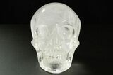 Realistic, Polished Clear Quartz Crystal Skull - Madagascar #378601-2